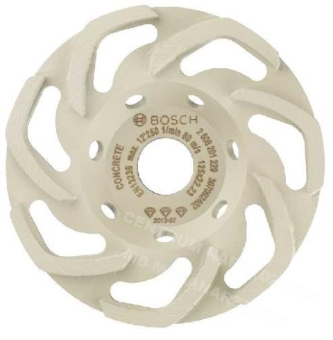 BOSCH TARCZA DIAMENTOWA GARNKOWA DO SZLIFOWANIA BETONU / CONCRETE HIGH 125 x 22,2mm BOSCH