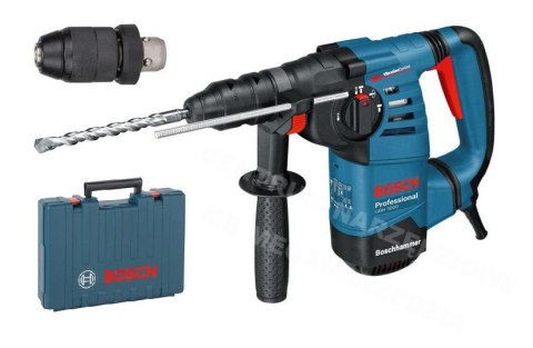 BOSCH MŁOT WIERCĄCO-KUJĄCY SDS-PLUS 800W 3,1J 3,6kg WALIZKA + DODATKOWY UCHWYT GBH 3000 BOSCH