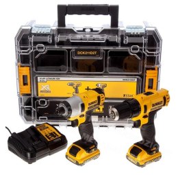 DEWALT ZESTAW COMBO 10,8V DCK211D2T (DCD710+DCF815) 2x2,0Ah TSTAK V DEWALT