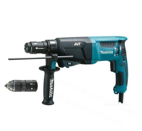 MAKITA MŁOTOWIERTARKA SDS-PLUS Z OPCJĄ KUCIA 800W 2,4J AVT + DODATKOWY UCHWYT HR2631FT MAKITA