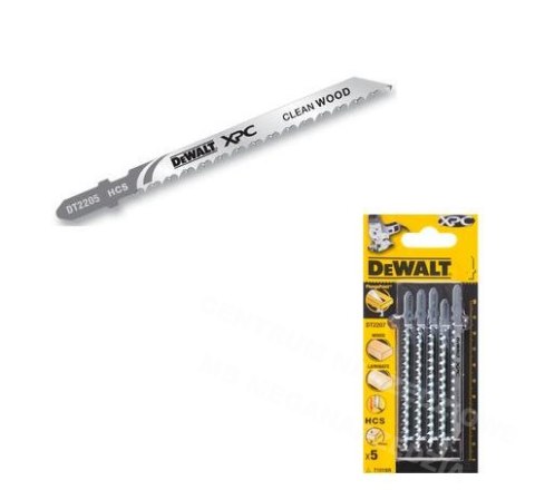 DEWALT BRZESZCZOT DO WYRZYNARKI 100x2,5mm T101B XPC DREWNO/PVC /5szt. DEWALT