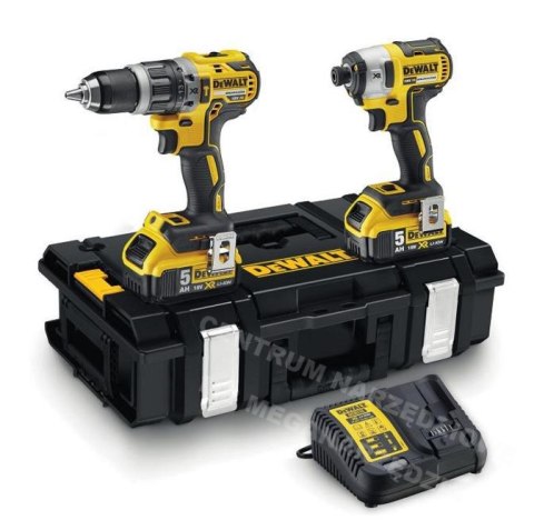 DEWALT.ZESTAW COMBO 18V (DCD796+DCF887) 2x5,0Ah TOUGH SYSTEM DCK266P2 DEWALT