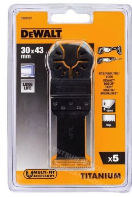 DEWALT MT BRZESZCZOTZ TYTANOWY 30x43mm//5szt. DEWALT