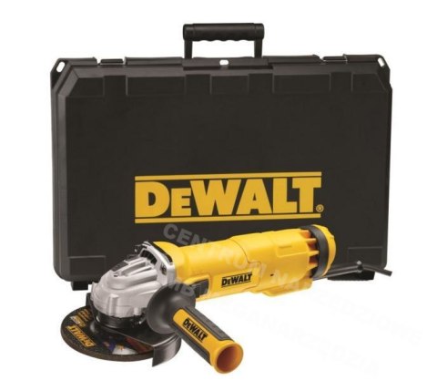 DEWALT SZLIFIERKA KĄTOWA 1400W 125mm WALIZKA DWE4237K DEWALT