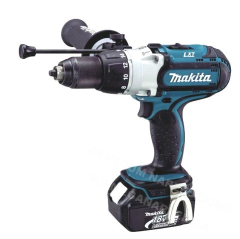 MAKITA WIERTARKO-WKRĘTARKA UDAROWA 18V 40/80Nm 2 x 5,0Ah LI-ION WALIZKA MAKPAC DHP451RTJ MAKITA