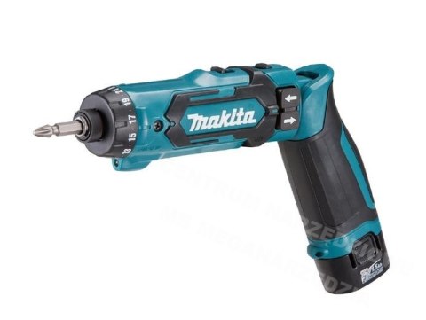 MAKITA Wkrętak akumulatorowy LI-ION 7,2V 2 x 1,5Ah LI-ION DF012DSE