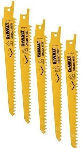 DEWALT BRZESZCZOT DO PIŁY SZABLASTEJ 152x1,8mm SPECJAL. / 5 szt. DEWALT