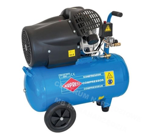 AIRPRESS Sprężarka olejowa 50L 3KM/2,2kW 425L/min HL425-50