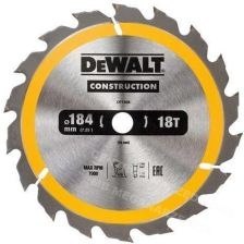 DEWALT Piła tarczowa 184 x 16mm x 18z