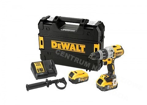 DEWALT WIERTARKO-WKRĘTARKA UDAROWA 18V 95/66Nm 3-BIEGI 3 x 5,0Ah WALIZKA TSTAK DCD996P2 DEWALT