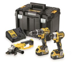 DEWALT ZESTAW COMBO 18V DCK383P2T (DCD796+DCF887+DCG412) 2x5,0Ah TSTAK DEWALT