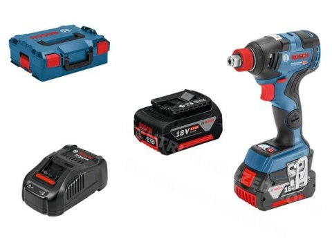 BOSCH KLUCZ UDAROWY 18V 1/2" / HEX 1/4" 200Nm 2x5,0Ah GDX 18V-200C BOSCH