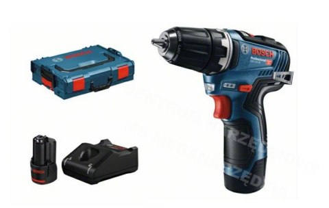 BOSCH WIERTARKO-WKRĘTARKA 12V 35/20Nm 2x3,0Ah L-BOXX GSR 12V-35 BOSCH