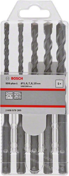 BOSCH WIERTŁO SDS PLUS-1 KPL. 5/6/7/8/10 BOSCH