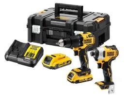 DEWALT ZESTAW COMBO 18V 2x2,0Ah WKRĘTARKA UDAROWA DCD709 + ZAKRĘTARKA DCF809 DCK2062D2T DEWALT