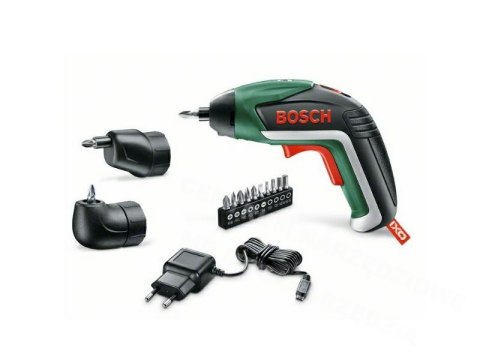 BOSCH WKRĘTAK 3,6V IXO V FULL 4,5/3Nm 1,5Ah +ADAPTER KĄTOWY +ADAPTER MIMOŚRODOWY BOSCH