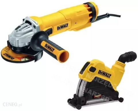 DEWALT.SZLIFIERKA KĄT.125/1400W DWE46107 + OSŁONA DO CIĘCIA BETONU DEWALT