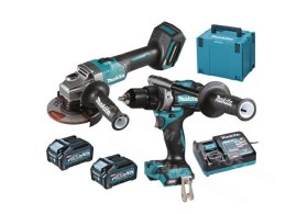 MAKITA ZESTAW COMBO 40Vmax XGT (GA005G+DF001G) 2x4,0Ah MAKPAC DK0124G201 MAKITA