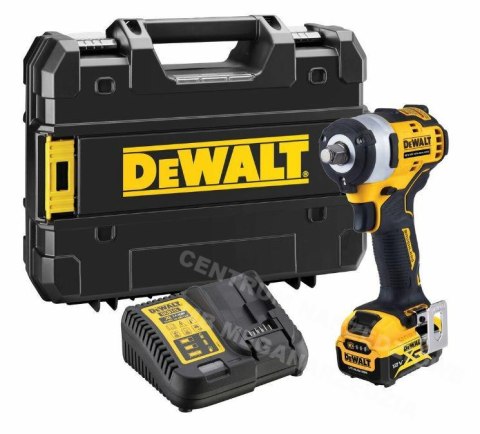 DEWALT.KLUCZ UDAROWY 1/2" 12V 1x5,0Ah +OSŁONA GUMOWA DCF901P1G DEWALT