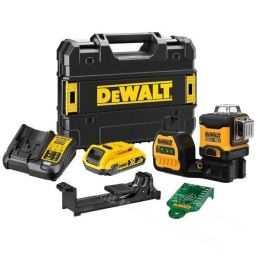 DEWALT Laser liniowy 12/18v zielony 1x2,0Ah DCE089D1G18