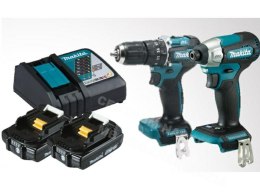 MAKITA ZESTAW COMBO 18V DLX2414AJ +B-45266 +B-45244 MAKITA