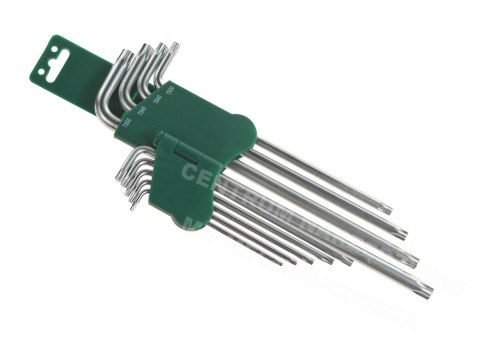 JONNESWAY KLUCZ TORX TYP "L" KOMPLET 9cz. BARDZO DŁUGIE 5-KĄTNE H16109S