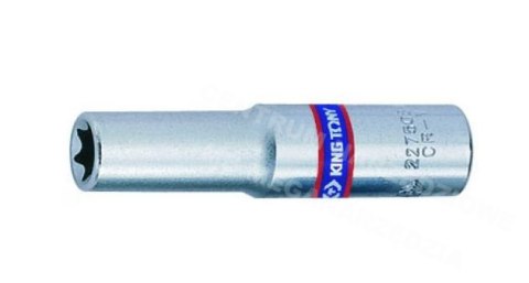 KING TONY NASADKA DŁUGA GWIAZDKOWA / TORX 1/4" E5 x 50mm CHROM