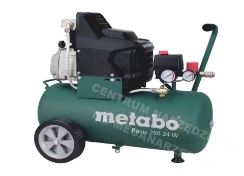 METABO Sprężarka olejowa 230V 24L BASIC 250-24 W