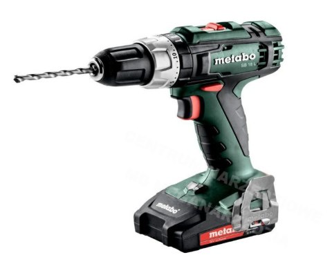 METABO Wiertarko-wkrętarka udarowa 18V 50/25Nm 2x2,0Ah SB 18 L