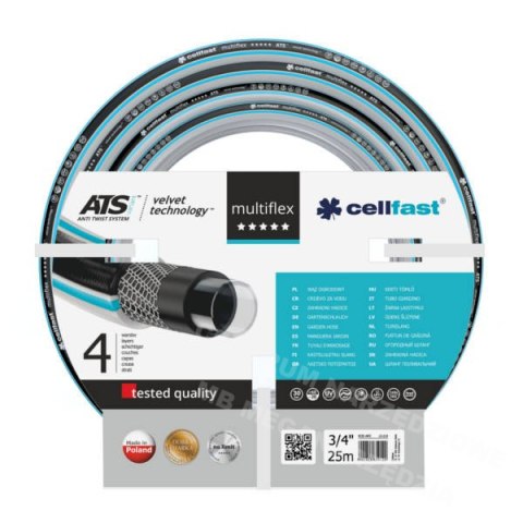 CELLFAST WĄŻ OGRODOWY MULTIFLEX ATS VT 3/4" 25m