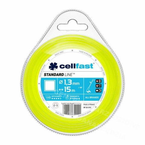 CELLFAST ŻYŁKA TNĄCA KWADRAT 2,0mm x 15m