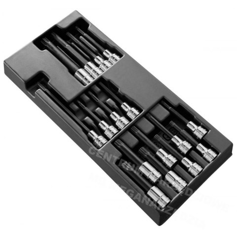 FACOM MODUŁ DO WÓZKA 1/2" 16szt TORX, HEX, XZN