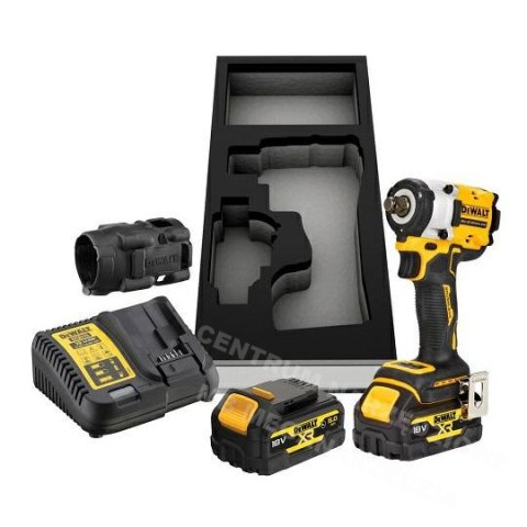 DEWALT.KLUCZ UDAROWY 1/2" 18V 406Nm 2x5,0Ah PIERŚCIEŃ DCF921P2G