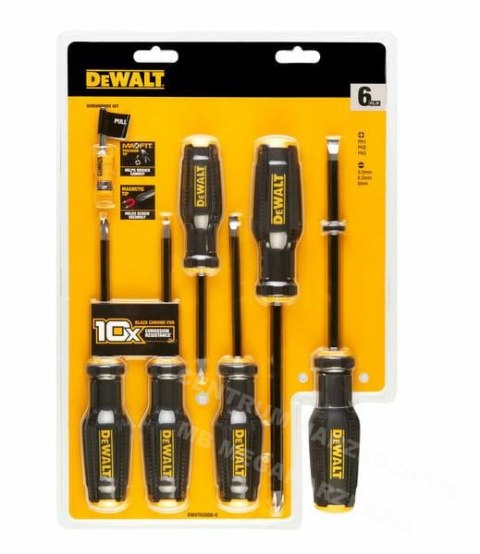 DEWALT Wkrętaki 6cz. Fullfit