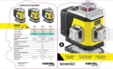 NIVEL SYSTEM LASER KRZYŻOWY CL3G