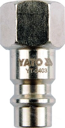 YATO SZYBKOZŁĄCZKA MĘSKA GWINT WEWNĘTRZNY 1/4" 2403