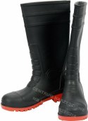 YATO Boots safe wellington boots with a metal toe cap and a steel anti-puncture insole size M. 44