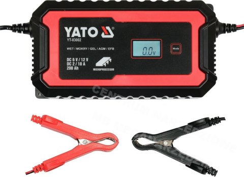 YATO PROSTOWNIK ELEKTRONICZNY 6V/2A, 12V/10A