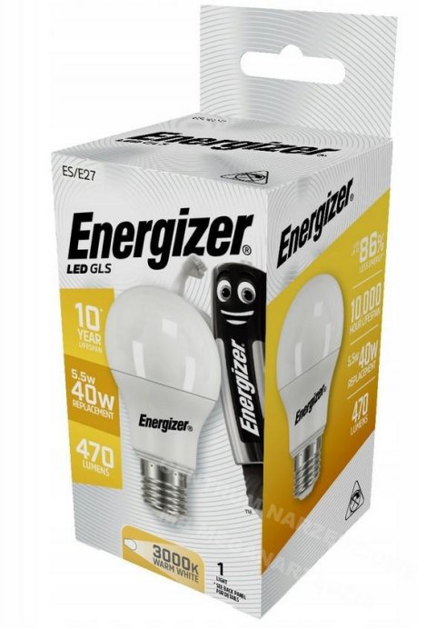 ENERGIZER ŻARÓWKA BULB 5,5W / 40W E27 470LM BARWA NEUTRALNA