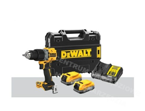 DEWALT Wiertarko-wkrętarka udarowa 18V 90Nm DCD805H2T 2x5,0Ah POWERSTACK