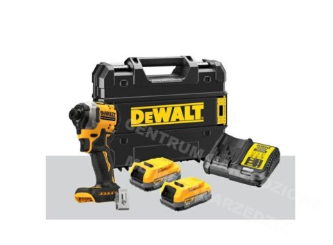 DEWALT ZAKRĘTARKA UDAROWA 18V 2x1,7Ah POWERSTACK DCF850E2T