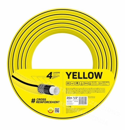 CELLFAST WĄŻ OGRODOWY YELLOW ROZMIAR: 3/4" DŁUGOŚĆ: 20m