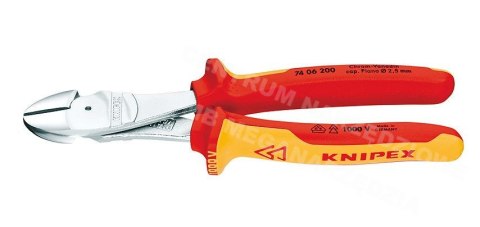 KNIPEX SZCZYPCE BOCZNE 200mm IZOLOWANE DO 1000V