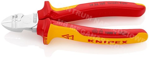 KNIPEX SZCZYPCE BOCZNE IZOLOWANE160mm