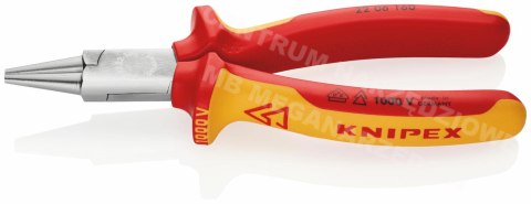 KNIPEX SZCZYPCE OGRĄGŁE 160mm