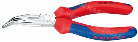 KNIPEX SZCZYPCE PÓŁOKRĄGŁE WYGIĘTE 160mm