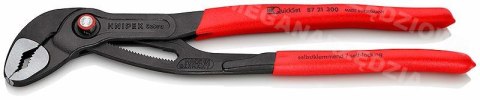 KNIPEX SZCZYPCE NASTAWNE 300mm COBRA QUICK SET