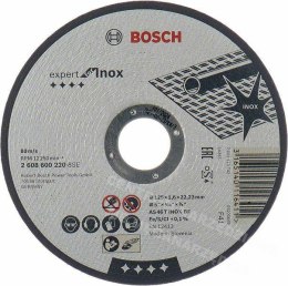 BOSCH TARCZA METAL 125mm x 1,6mm x 22mm EXPERT FOR INOX