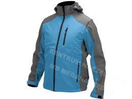 YATO KURTKA SOFTSHELL Z KAPTUREM NIEBIESKA ROZM. XL