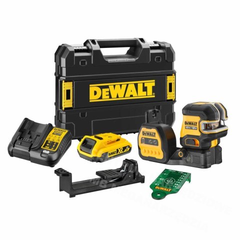 DEWALT.LASER LINIOWY 12/18V DCE822D1G18 ZIELONY + 2-PUNKTOWY 1x2,0Ah